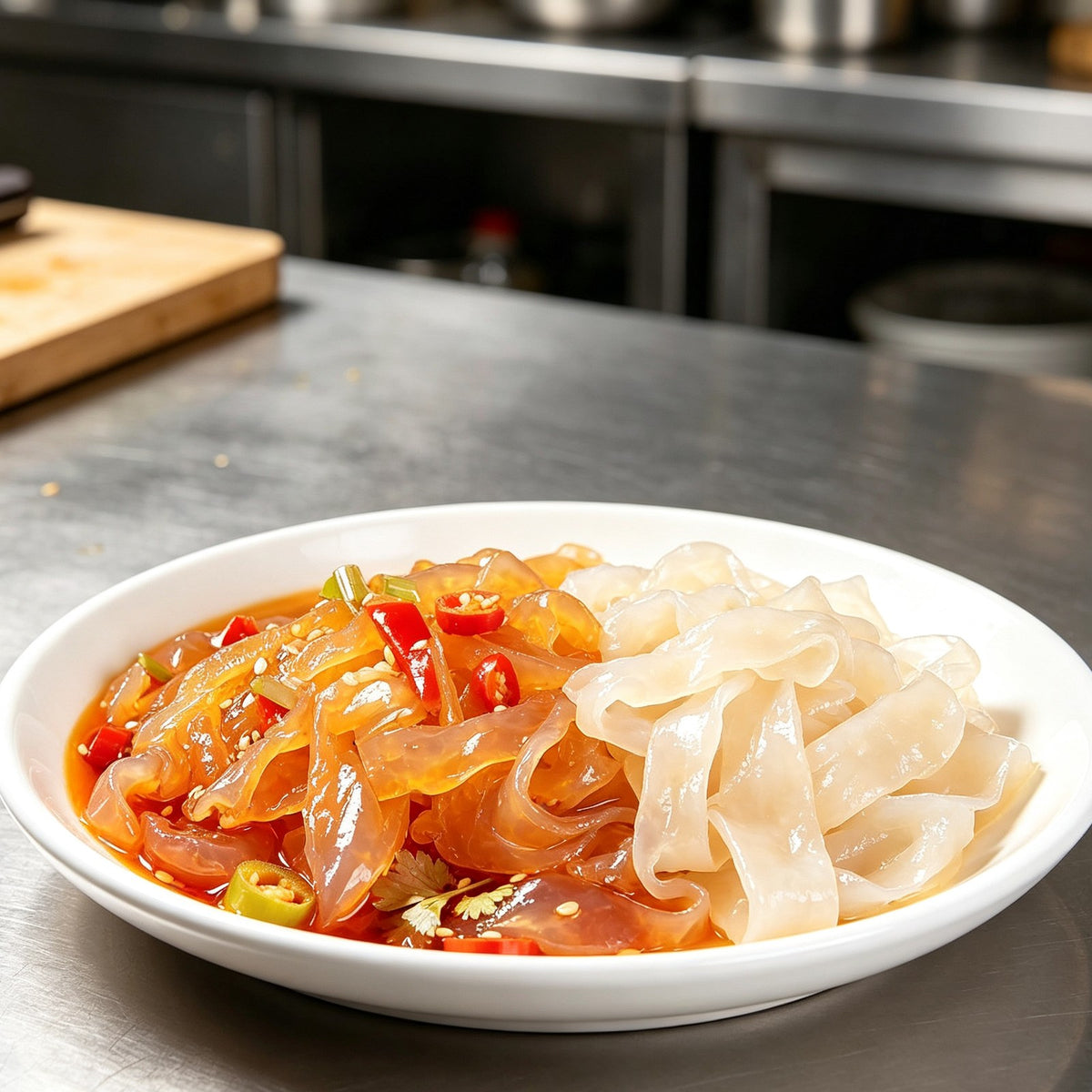 Tender Marinated Jellyfish Salad
